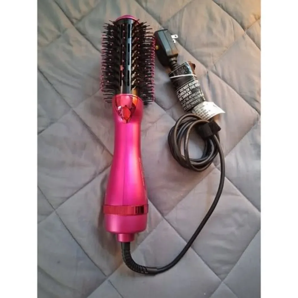 FOXYBae SM-5250 Pink/Black Brush Dryer 1.5in 1000W 3 Heat/2 Speed